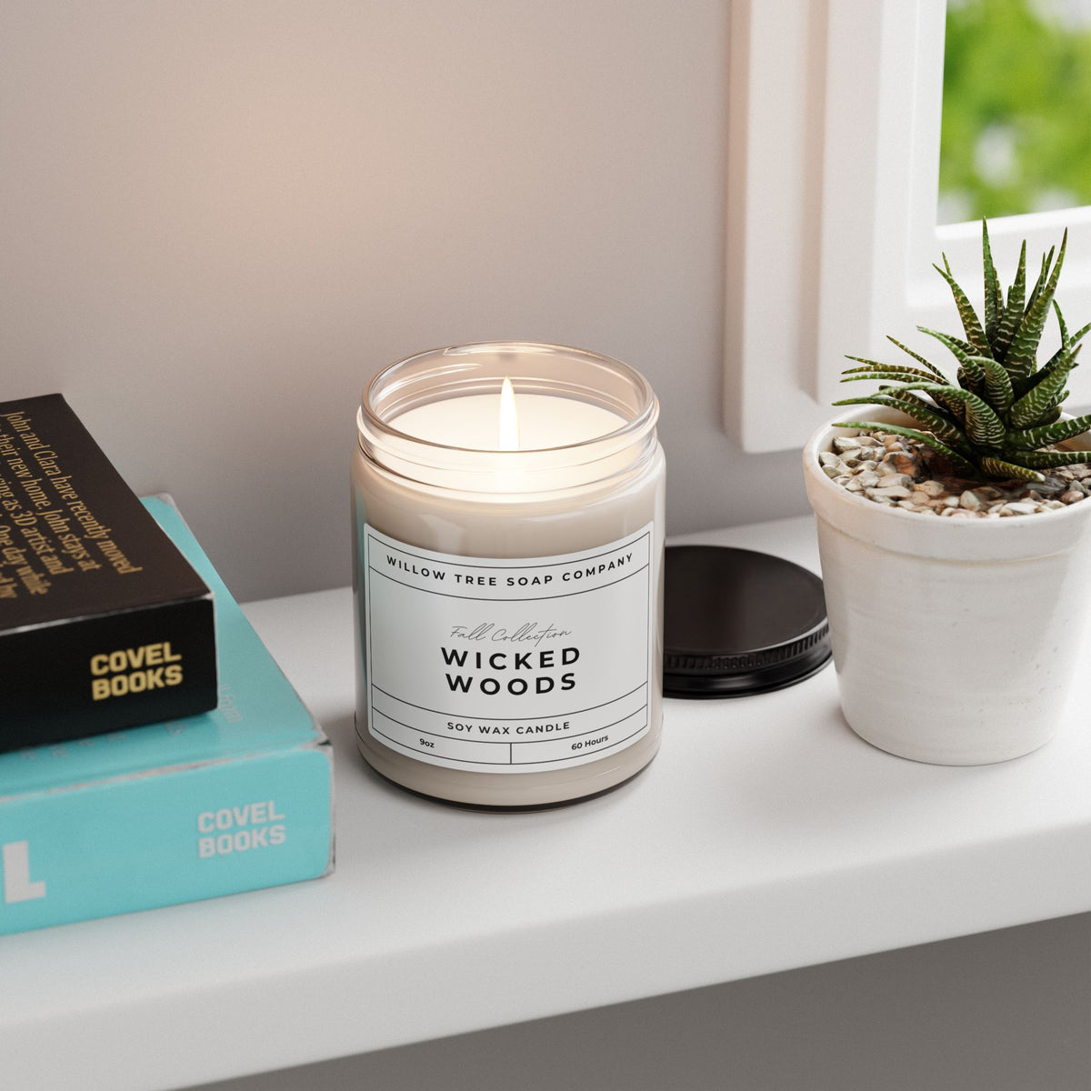Wicked Woods Scented Soy Candle, 9oz