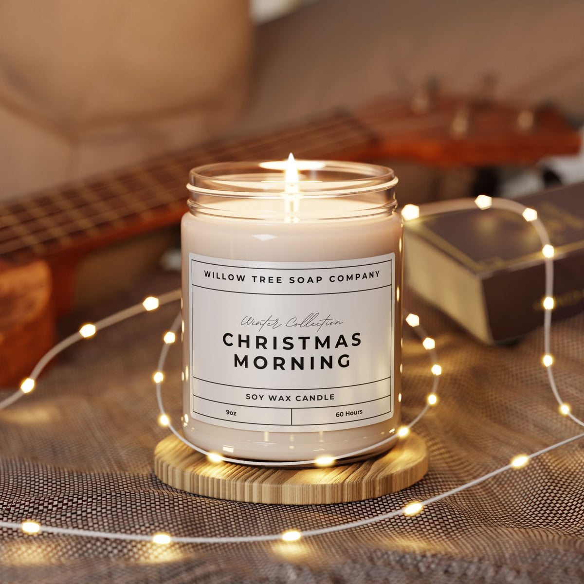 Christmas Morning Scented Soy Candle, 9oz
